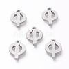 Tarnish Resistant 304 Stainless Steel Pendants STAS-A045-22P-1