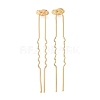 Brass Hair Fork Findings KK-H298-02A-1