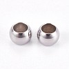 304 Stainless Steel Smooth Spacer Beads STAS-M006-02-2