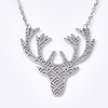 Non-Tarnish 201 Stainless Steel Pendant Necklaces LS-NJEW-T009-JN093-1-40-1