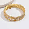 Real 18K Gold Plated Brass Multi Layer Wrap Bracelets RM1445-3-1