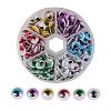 6 Color Plastic Wiggle Googly Eyes Cabochons DIY Scrapbooking Crafts Toy Accessories KY-JP0004-8mm-1