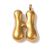 Ion Plating(IP) 304 Stainless Steel Pendants STAS-M017-08G-08-1