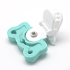 Food Grade Eco-Friendly Silicone Baby Pacifier Holder Clips SIL-T019-06-3