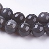 Natural Ice Obsidian Bead Strands G-E468-D01-3