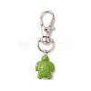 Tortoise Synthetic Turquoise Pendant Decoration HJEW-JM02294-1