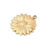 304 Stainless Steel Pendants STAS-C121-44F-G-2