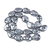 Electroplate Opaque Glass Imitation Pearl Strands EGLA-D302-02A-2