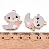Alloy Enamel Pendants ENAM-T022-02E-01-3