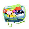 2Pcs 2 Colors Portable Nylon Mesh Grocery Bags ABAG-SZ0001-20-5