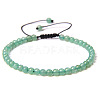 Adjustable Women's Green Aventurine Beaded Bracelet CN3407-5-1