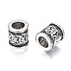 Tibetan Style Alloy European Beads TIBEB-N005-068-3