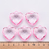 Transparent Acrylic Pendants TACR-T024-03B-903-4