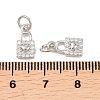 Brass Micro Pave Cubic Zirconia Pendants KK-B167-18P-3