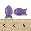 Brass Enamel Charms KK-S386-07G-3