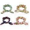 Cotton Print Elastic Baby Headbands OHAR-S197-001-1