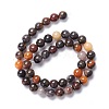 Natural Brecciated Jasper Beads Strands X-G-M381-01B-4