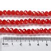 Baking Paint Imitation Jade Glass Bead Strands DGLA-A034-J6MM-A32-5