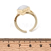 Brass Micro Pave Cubic Zirconia Cuff Rings for Women GG-CBA7610-11G-03-5