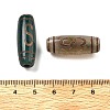 Tibetan Style dZi Beads TDZI-E004-33-6