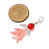 Acrylic Angel Pendant Decorations HJEW-JM04075-3