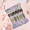 10 Skeins 6-Ply Polyester Embroidery Floss OCOR-CY0002-99A-3