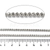 Iron Rhinestone Glass Cup Chain CH-U001-01X-3
