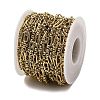 Ion Plating(IP) 304 Stainless Steel Oval Link Chains CHS-G039-02B-G-3