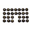 Opaque Acrylic Beads SACR-Q001-04B-M-1