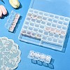 1Pc Transparent Plastic 56 Grids Bead Containers CON-YW0001-86-5