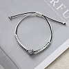 Sports Theme Waxed Cord Braided Bracelets FS-WG8B70B-05-1
