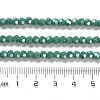 Electroplate Opaque Glass Beads Strands EGLA-A035-P4mm-A13-4