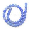 Natural Weathered Agate Bead Strands G-S237-8mm-07-2