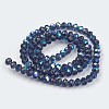 Electroplate Glass Beads Strands EGLA-A034-T4mm-L15-2