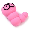 Caterpillar Food Grade Silicone Focal Beads SIL-Q030-03B-2