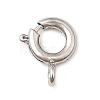 Brass Spring Ring Clasps KK-D407-20P-B-1