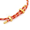 Adjustable Polyester Cord Braided Bracelets BJEW-Z085-01G-12-3