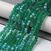 Transparent Glass Beads Strands EGLA-A044-T1mm-MB18-2