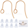 100Pcs 316 Surgical Stainless Steel Earring Hooks STAS-BBC0010-63G-7