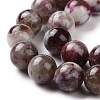 Natural Plum Blossom Tourmaline Beads Strands G-P477-01B-01-4