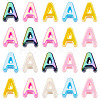 20Pcs UV Plating Opaque Acrylic European Beads OACR-TADJ0001-16A-2