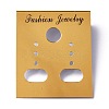 Plastic Jewelry Display Cards DIY-K032-17D-1