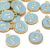 Golden Plated Alloy Enamel Charms ENAM-S118-04P-4