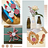 50Pcs 2 Styles Adhesive Wax Seal Stickers DIY-CP0009-10A-6