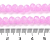Baking Paint Imitation Jade Glass Bead Strands DGLA-A034-J6MM-A49-5