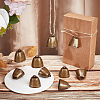 Tibetan Style Iron Bell Pendants LS-FIND-WH0034-22AB-4