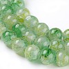 Spray Painted Glass Beads Strands X-GLAA-A038-C-80-3