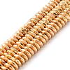 Electroplate Non-magnetic Synthetic Hematite Beads Strands G-L485-06C-LG-1