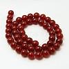 Natural Carnelian Beads Strands G-G338-10mm-02-2