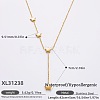 316L Surgical Stainless Steel Y Tassel Necklaces for Women FS-WGE9B28-11-1